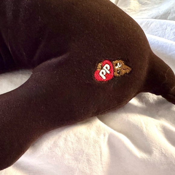 Vintage 1985 Tonka Pound Puppies Dark Brown Plush - Picture 3 of 7